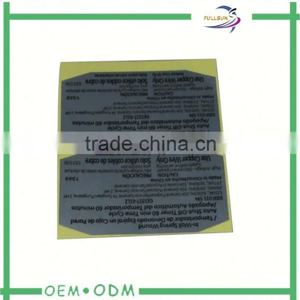 High Gloss Self-adhesive Paper Wine Labels