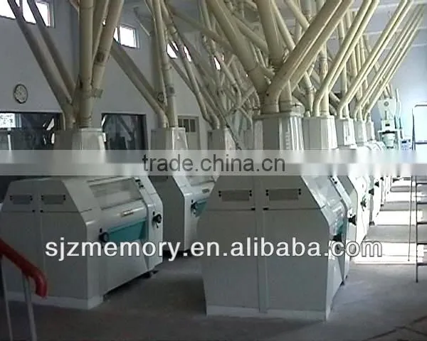 120T High Quality Complete Maize Flour Milling Plant
