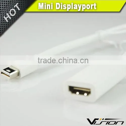 23cm White Color Mini Displayport to HDMI Adapter Cable Quality Choice photo-4