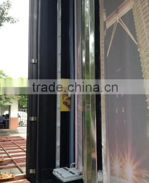 China Lowest Price Aluminum Lamp Post Light Box Lamp Post Signboard With Solar LED Lighting photo-3