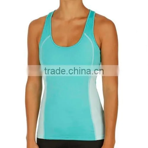 Womens Sports Tank Top, Fitness Singlet, Supplex Gym Tank Top photo-2