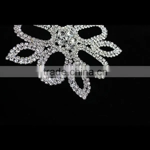 2015 Wholesale Wedding Dresses Garment Embellishments Bridal Rhinestone Appliques photo-3
