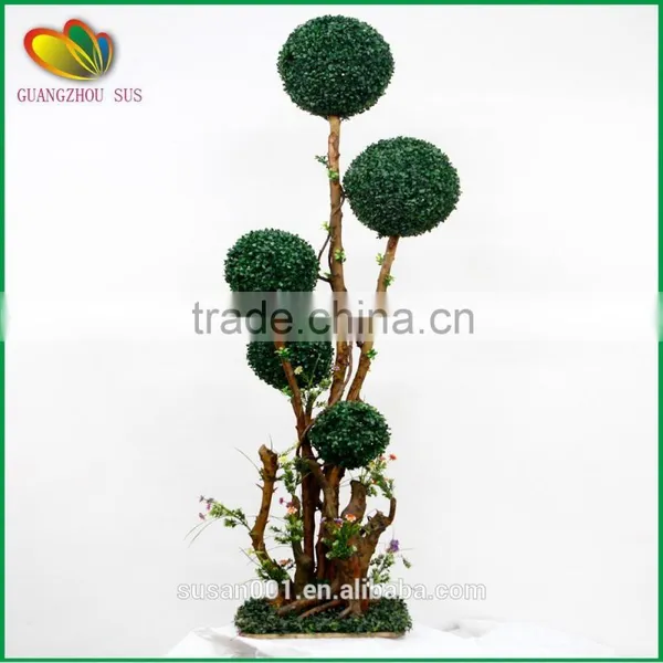 High Quality Artificial Topiary Grass Ball Grame Sale photo-5