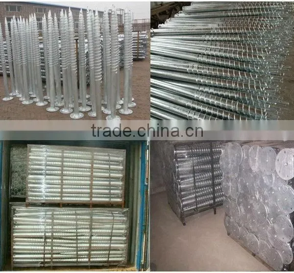 Professional Designed Hot-dip Galvanized Ground Screw Anchor photo-3