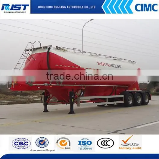 3 Axle Aluminum Alloy Vertical Powder Tank Semi Trailer/powder Tank Trailer/bulk Cement Tank Trailer photo-5