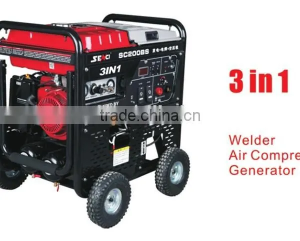 Power Compressor in China Refrigerator Compressor Gasoline Generator Three in One photo-2