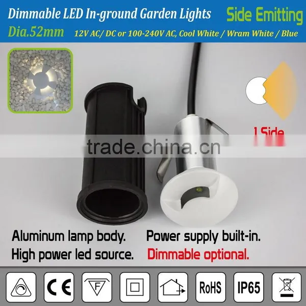 Outdoor Garden Buried Led Lawn Light 12V/ AC85-264V Aluminum photo-2