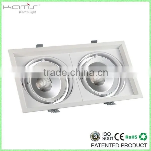 2015 Designer Square LED Downlight AR111 COB 15W Adjustable photo-2