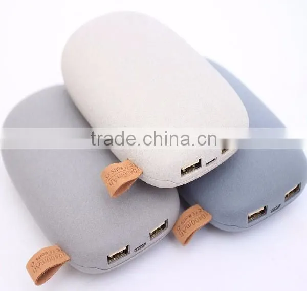 2016 Hot Selling High Capacity 10400mAh Stone Power Pack on the go Power Bank