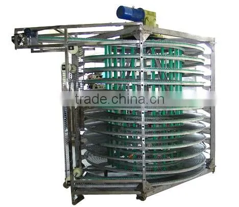 Motorized Plastic Modular Belt Spiral Conveyor/powered Screw Conveyor photo-2