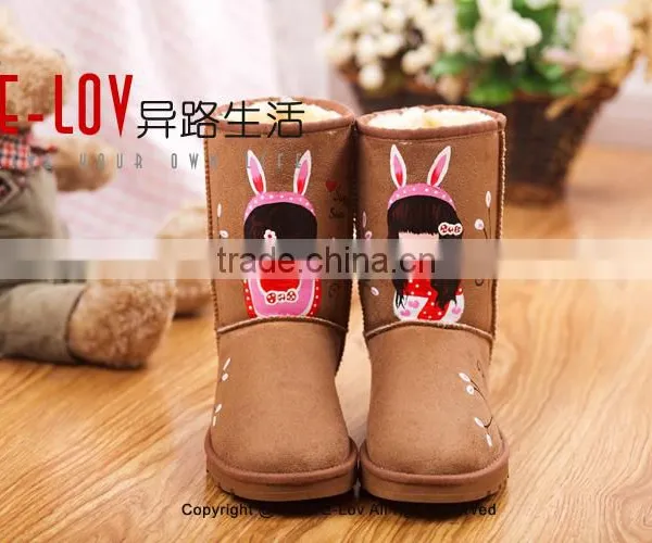NO.U005LHot Sales High Quality and Cheap Woman Fur Boots photo-4