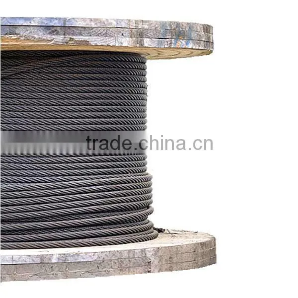 High Quality 6x19 Galvanized & Ungalvanized Steel Wire Rope