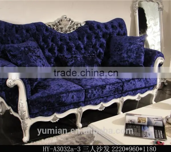 Home Furniture Hand Carving Classic Living Room Sofa Set photo-5