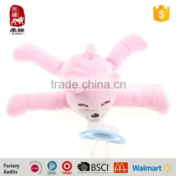 OEM Factory Baby Plush Toy Unique Baby Pacifier With Cover Funny Pacifier photo-2