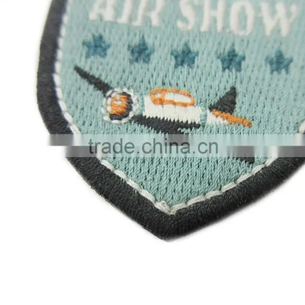 Custom Shaped Embroidered Patched No Minimum Laser Cut Embroidered Patch photo-3