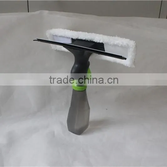 As Seen TV Silicon Wiper Blade Glass Cleaner Window Spray Squeegee 2 in 1 Water Brush photo-4