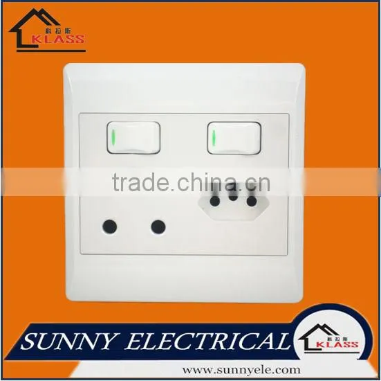 Special Design South Africa pc 16a+10a Socket IEC SABS