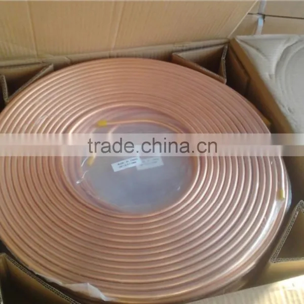 R410 thickness0.65mm 15M/set coil copper pipe for air conditioner