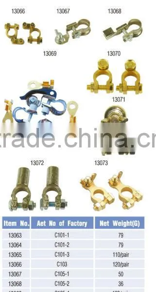 Brass Battery Termmals