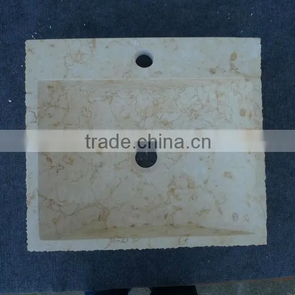 Galala Beige Marble Vessel Sink photo-2