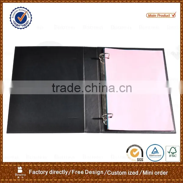 China Factory High Quality PU Folder&ring Binder Folder&ring Mechanism Folder photo-2