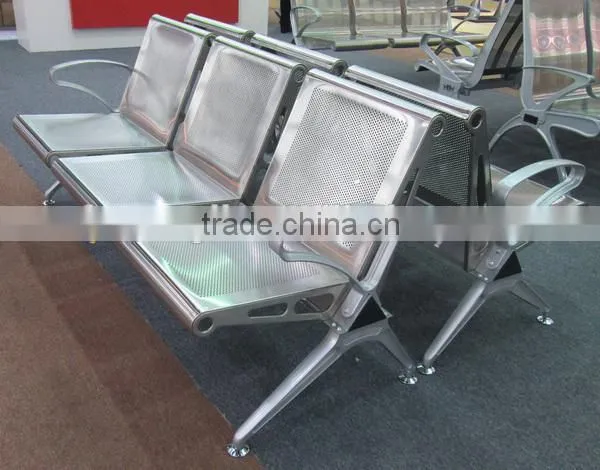 4 Seats Stainless Steel Metal Waiting Room Chairs photo-5
