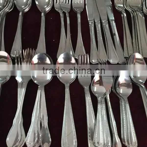 Wholesale Stainless Steel Flatware Spoon Knife and Forks Sets Stainless Steel Utensils photo-2