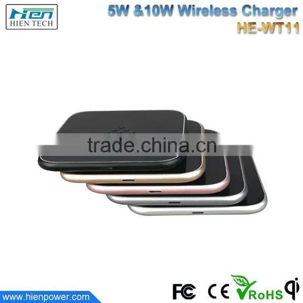 China Manufacturer Mini Wireless Charging Pad Qi Wireless Fast Charger for Samsung Galaxy S7,note7 photo-4
