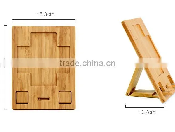 Custom Made Bamboo Products for Ipad Bamboo Stand and Wood Phone Stand for Iphone photo-6