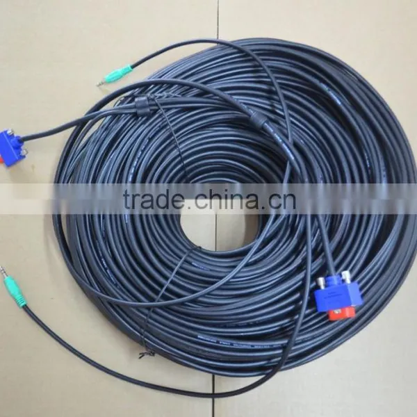 10 Meter VGA Cable With 3.5mm Male Audio Connectors
