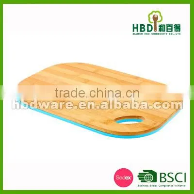 Color Plastic Bamboo Chopping Board With Holes photo-4