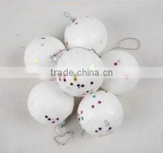 2015 Hot Selling Yiwu Christmas Tree Pendant Christmas Decoration and Gift Snowball