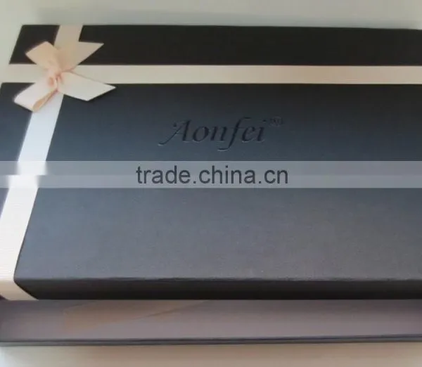 UV Coated and Embossed China Supplier Paper Gift Box Wholesale photo-2