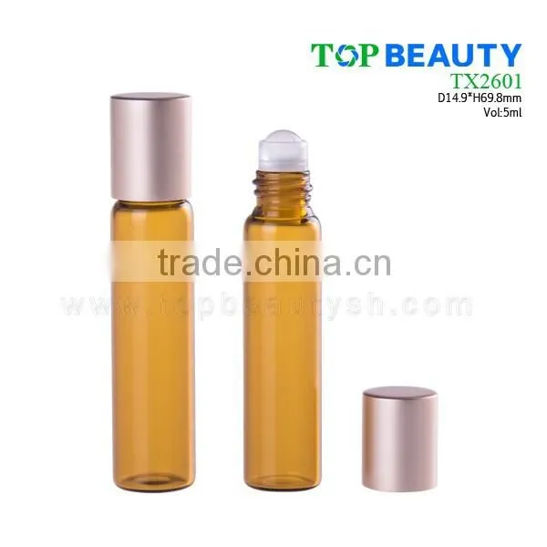TX2601 Cosmetic Glass Perfume 5ml Roll On Bottle photo-4