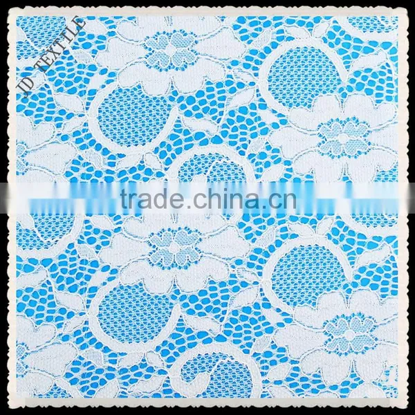 Fashion New Design Embroidered Wedding Lace Fabric