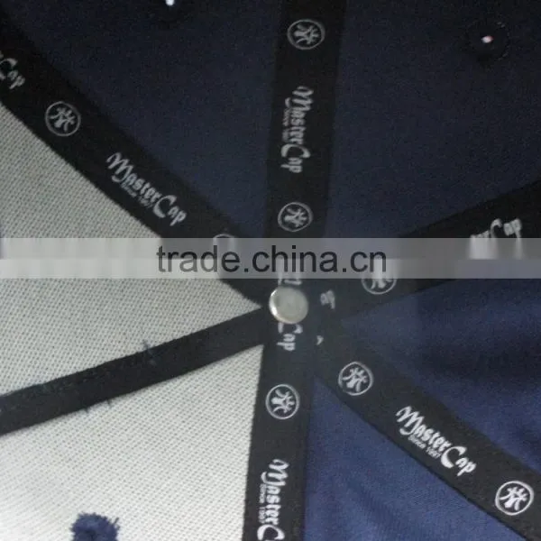Custom High Quality 5- Panel Cotton Twill Snapback Hat With Woven Badge photo-6