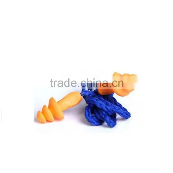 CE Standard Silicone String Earplugs for Hearing Protection photo-6