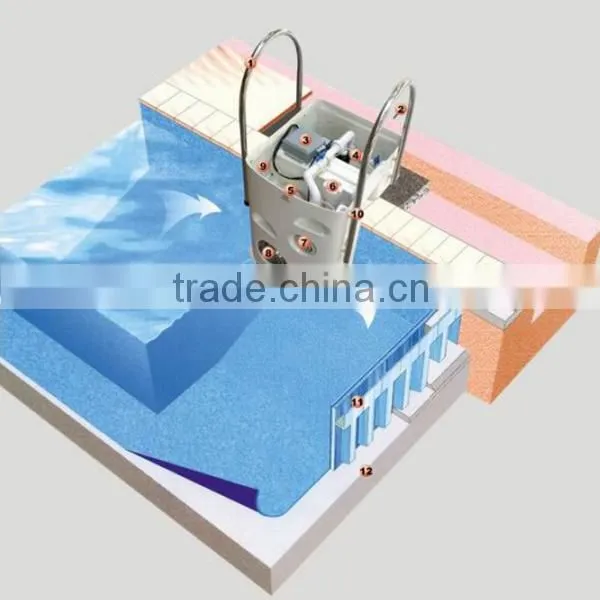 Pool Wall Hung Filter, Swimming Pool Filtration, Wall Mounted Filter PK8025 photo-4