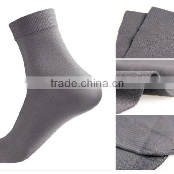 Men Casual Socks Sport Thin Soft Socks Silk Stockings photo-3