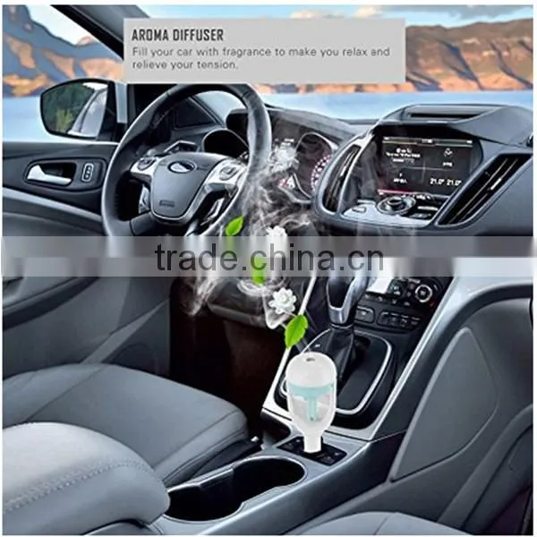 Car Air Purifier Humidifier Aromatherapy Car Styling Power Protection Humidifier Essential Oil Diffuser Charger Humidifier photo-3