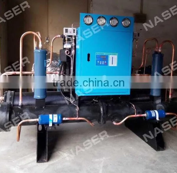 Imported Compressor Screw Water Cooling Chiller Electroplating Industry Glycol Water Chiller photo-2