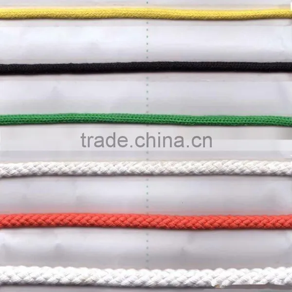 Flat Colored Cotton Rope With Competitive Price