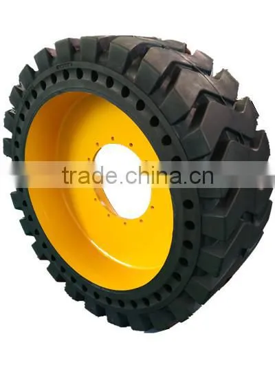 Side-Wall Aperture Holes Structure Soft-Riding Solid Industrial Tires 17.5-25 20.5-25 photo-3