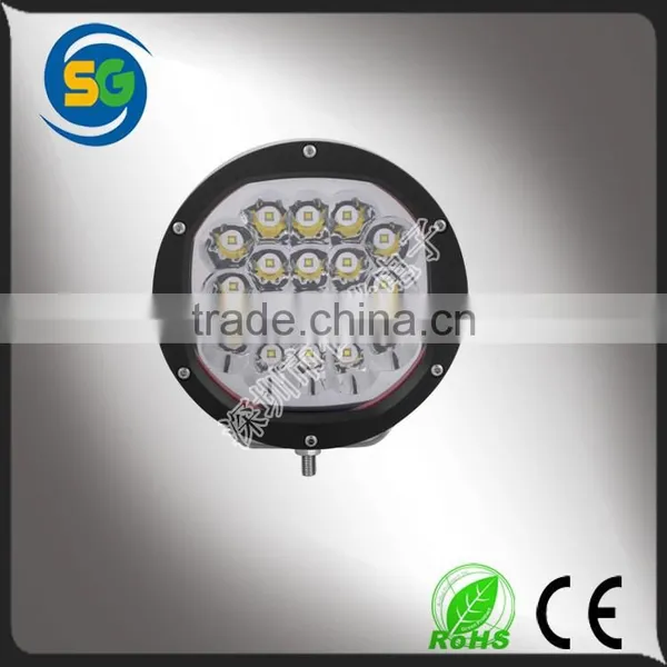 7" 90w Led Off-road Lights Waterproof IP68 Led Work Light for Boat Jeep Etc