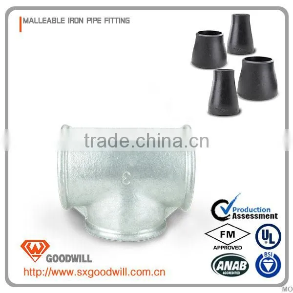 G.I Pipe Fittings Galvanized Baked Tee photo-4