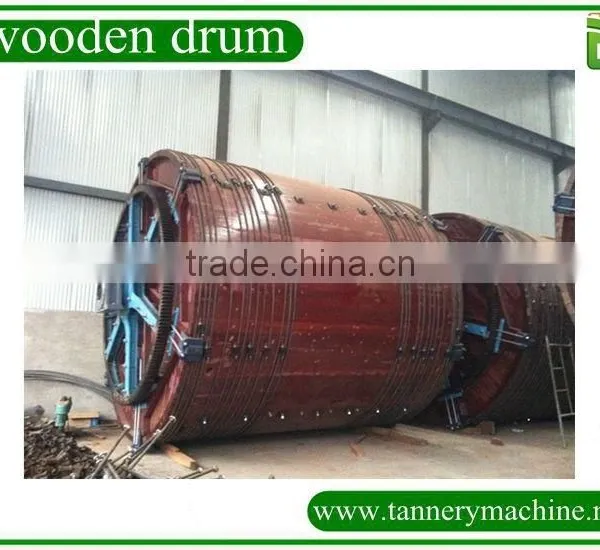 Chinese Wooden Drums for Tanning Leather Crocodile photo-6