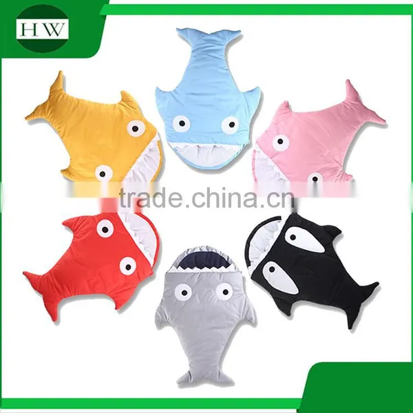 Christmas Gift Wholesale Soft Cotton Baby Kids Children Adults Shark Tail Blanket Sleeping Bag photo-2
