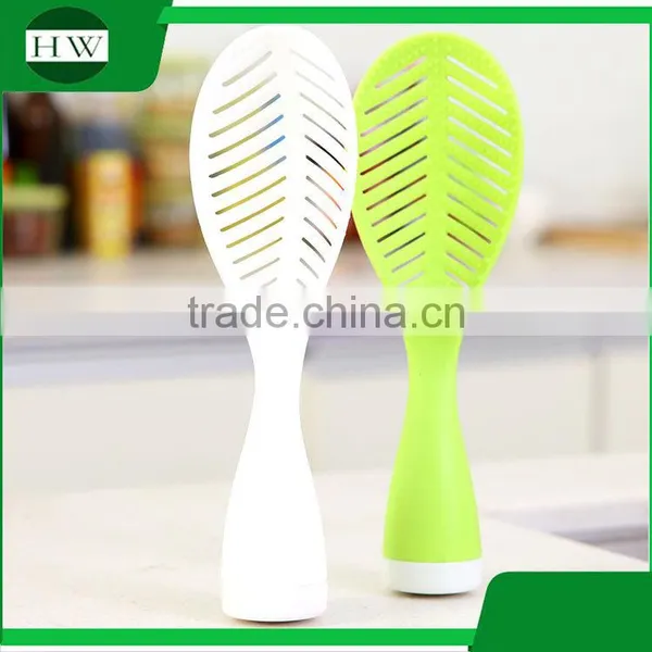 Kitchen Accessories Creative Multipurpose Plastic Long Handle Tumbler Tree Leaf Stand Shovel Ladle Scoop Rice Spoon photo-5