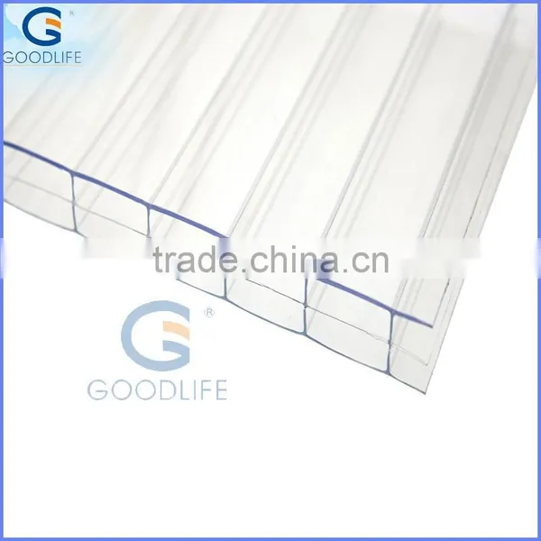 China Factory Makrolon UV Clear 4mm Polycarbonate Hollow Sheet for Swimming Pool Cover photo-2
