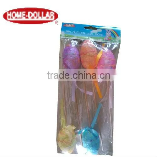 6Pcs Christmas Gifts Stick ribbon Color Snow Egg Set
